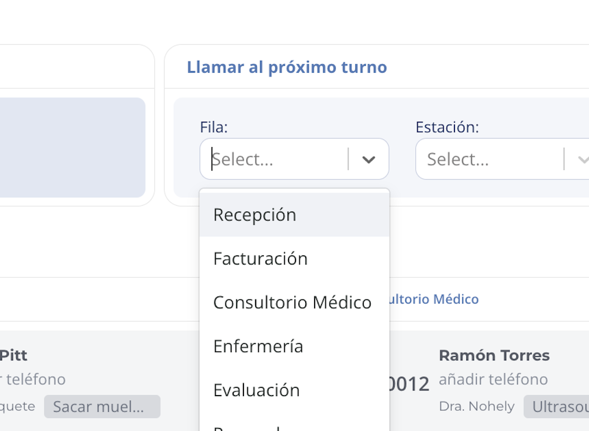 Select queue